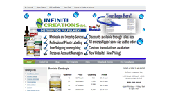 Desktop Screenshot of infiniticreationsllc.com